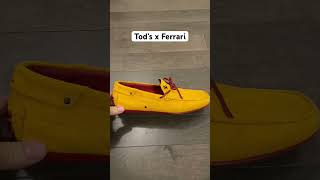 Tod’s x Ferrari shoesaddict shoes tods ferrari drivingshoes loafers [upl. by Nylorac327]