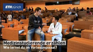 Medizinstudierende erzählen  Wie lernst du im Vorlesungssaal [upl. by Gonroff]