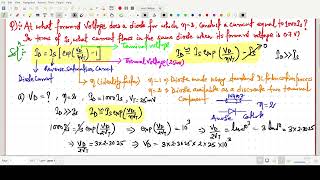 Diode Numerical 14  Microelectronics Circuits [upl. by Dorelia]