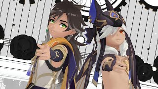 【MMD Genshin 原神】レゾンデイトル・カレイドスコウプ【SethosCyno】 [upl. by Bailie]