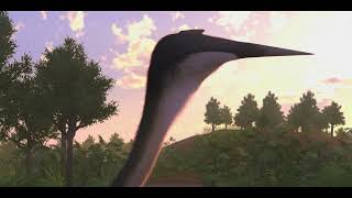 Flying with Pterosaurs Quetzalcoatlus [upl. by Nemajneb]