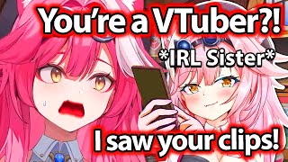 Raoras Sister Accidentally Found Out Shes A VTuber 【Hololive EN】 [upl. by Ck]