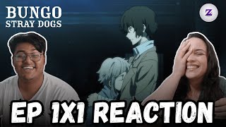 Dazai is STRAIGHT AF  Bungo Stray Dogs Episode 1 REACTION  1x1 [upl. by Gellman]