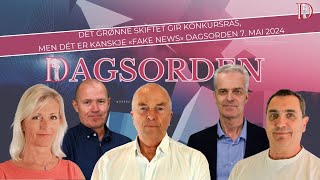 Det grønne skiftet gir konkursras men dét er kanskje «fake news»  Dagsorden 7 mai 2024 [upl. by Elleivad142]