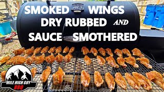 Smoked Chicken Wings  Oklahoma Joes Longhorn [upl. by Iago]