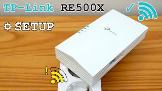 TPLink RE500X WiFi 6 extender dual band • Unboxing installation configuration and test [upl. by Bard]