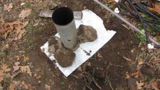 Intheground Rocket stove experiment [upl. by Nilkcaj]