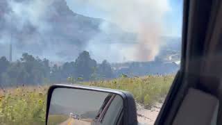 Fire near Wolcott Colorado [upl. by Arodaeht]