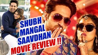 Shubh Mangal Saavdhan Movie Review Ayushmann Khurana Bhumi Pednekar Love Story is Good  FilmiBeat [upl. by Eniahpets523]