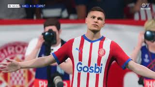 Gameplay FC 24  Girona vs Slovan Bratislava  Champions League  20242025 [upl. by Lilac]