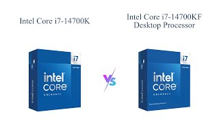 Intel® Core™ i714700K vs i714700KF Gaming Processor Comparison 🎮🔥 [upl. by Langham]