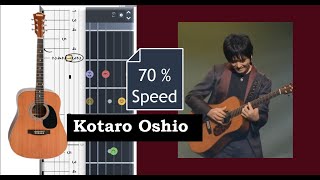 GUITAR TAB Kotaro Oshio Splash  Tutorial  Sheet  Lesson iMn [upl. by Amandy]