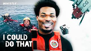 NFL Star Derwin James Vs EXTREME Coast Guard Training 🫣 [upl. by Nitsej]