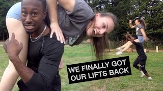 Training New Lifts Outside  Saved Her Life Several Times [upl. by Lasorella]