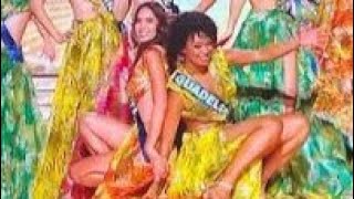 Miss France 2024  Miss Guadeloupe chute en direct [upl. by Arretal]