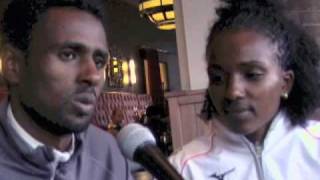 WR 15kRace interview Tirunesh Dibaba in Nijmegen [upl. by Deron773]