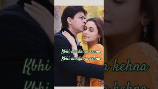 Kbhi alvida na kehna  music song bollywood hitsong ranimukherjee srk pretizinta [upl. by Harbot]