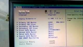 AMD Athlon 64 3000 Overclocked 2648 MHz [upl. by Arivle868]