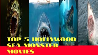 Top 5 Hollywood Sea Monster Movies In Hindi [upl. by Dyraj]