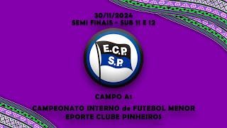 Campeonato Interno de Futebol Menor Campo A1  Semi Finais [upl. by Borer]