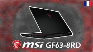 Unboxing du MSI GF63 8RD217FR FR [upl. by Oderfliw]