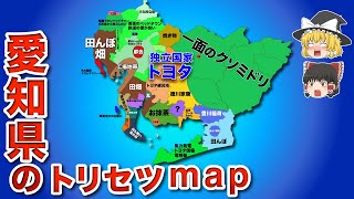 【ゆっくり解説】地元民が作った愛知県の偏見地図！ [upl. by Marillin]