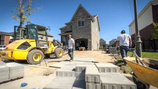 Paver Driveway Installation  Timelapse [upl. by Asfah]