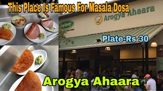 This Place is Famous For Masala Dosa Arogya Ahaara India food tour Eat Fit LifeJP [upl. by Cathleen]