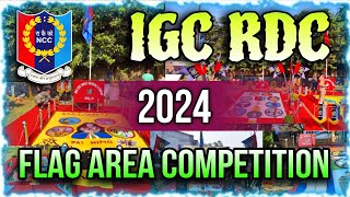 IDC RDC 2024  Flag Area Competition  West Bengal amp Sikkim Dte NationalCadetCorpsIndia [upl. by Yedrahs448]