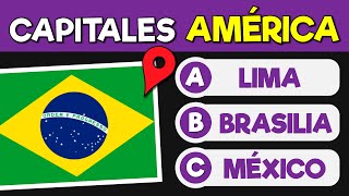 Adivina las Capitales de América 🌎🤔 Todos los PAÍSES y capitales de AMÉRICA [upl. by Alyce93]