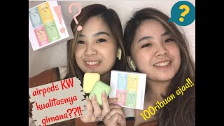 Review INPODS 12  TWS i12 Macaron  Aipods KW  Bahasa Indonesia [upl. by Ertha]