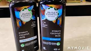 Herbal Essences  Coconut milk shampoo  coconut milk conditioner  Honest Review after 1st use [upl. by Munafo]