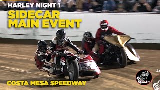 911 Wins SIDECAR Main Event Costa Mesa Speedway sidecars racing fypシ [upl. by Karlee]