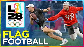 Flag football with NFL players coming to 2028 Olympics [upl. by Frankel25]