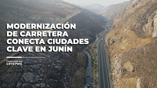 Turismo y progreso CRTG moderniza las carreteras de Junín [upl. by Laoj]