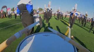 KHS Marching Band Columbus Performance  Snare Cam 202425 [upl. by Lebiralc]