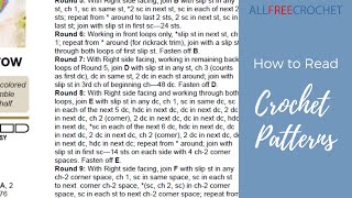 How To Read Crochet Patterns [upl. by Tiffanle]