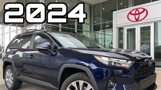 2024 TOYOTA RAV4 XLE PREMIUM in Blueprint  Whats new whats different what changed in description [upl. by Salahcin271]