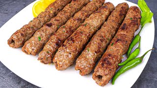 Seekh Kebab Restaurant Style Recipe How To Store Seekh Kabab Soft amp Juicy Mutton Beef Keema Kebab [upl. by Fiann]