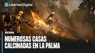 El incendio de La Palma deja numerosas casas calcinadas [upl. by Daus]