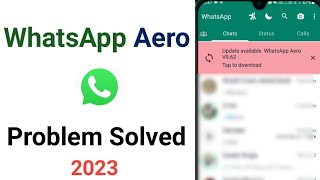 Aero Whatsapp update kaise kare  Whatsapp Aero Update kaise kare  how to update Aero Whatsapp [upl. by Guadalupe]