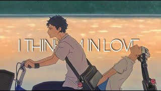 AMV Bokuaka  I think Im in love  Fukurodani Academy  Haikyuu [upl. by Woothen]