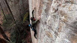 Leviathan 513c  Red River Gorge Rock Climbing [upl. by Petrina983]