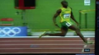 USAIN BOLT  9quot69 WR SLOW MOTION [upl. by Anaig]