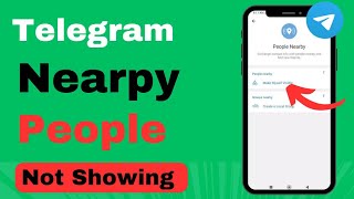 How To Find Nearby People Not Showing On Telegram [upl. by Durkee]