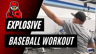 Baseball Training  Explosive Workouts  MLB Journey [upl. by Ava]