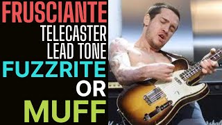 John Frusciante Telecaster Lead Tone Fuzzrite of Muff Boss DS2 Made in Japan [upl. by Parrnell]