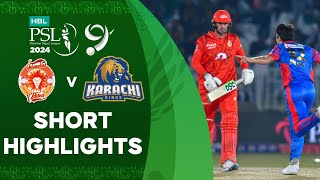 Short Highlights  Islamabad United vs Karachi Kings  Match 24  HBL PSL 9  M1Z2U [upl. by Harehs]