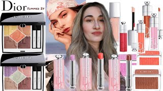 DIOR SUMMER 2024 MAKEUP COLLECTION  overview preview makeup look diormakeup dior diorbeauty [upl. by Lowry]