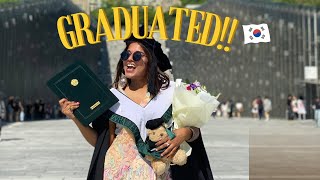 EPIC GRADUATION VLOG🔥Ewha Woman’s UniversitySeoul🇰🇷 [upl. by Nylrem]